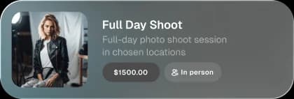 Full Day Shoot