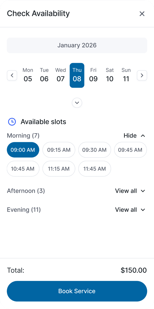 booking tool